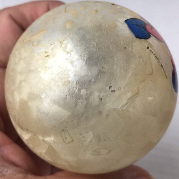 Vintage Mid Century D.B.G.M. West Germany Satin Glass Mickey Mouse Ornament - Picture 7 of 8